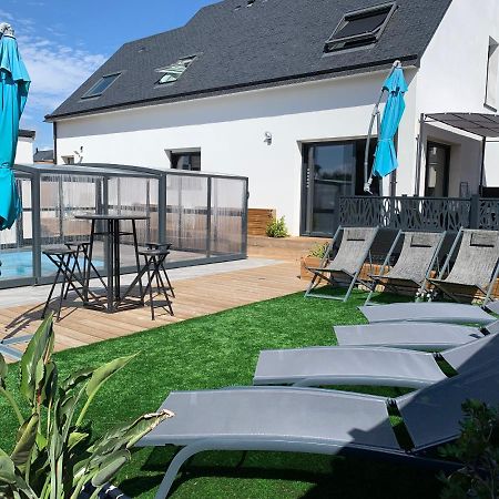 Maison 10 Pers En Bord De Mer Avec Piscine Chauffee Toute L'Annee, Spa Et Hamman Surzur 外观 照片